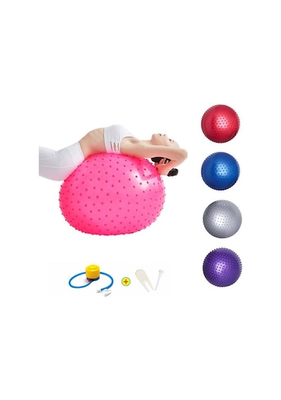 Clifton 65 CM Sarı Dura-Strong Deluxe Pilates Topu+ Pompa