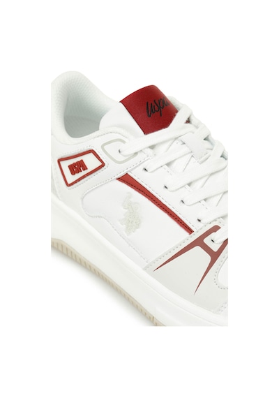 U.s. Polo Assn. Kıara 5fx Beyaz Kadın Sneaker Beyaz-kırmızı Beyaz - Kırmızı U.s. Polo Assn. Kıara 5fx Beyaz Kadın Sneaker Beyaz-kırmızı Beyaz - Kırmızı