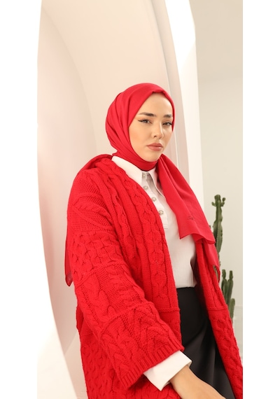 Silk Home Organik Jazz Şal 78003-31 Kırmızı