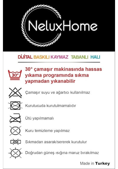 Viva Home Antrasit Özel Ölçü Kesme Rulo Yolluk Kaymaz Taban Hol Antre Mutfak Halısı Ar1492, Antrasit, 40 X 60 Çok Renkli