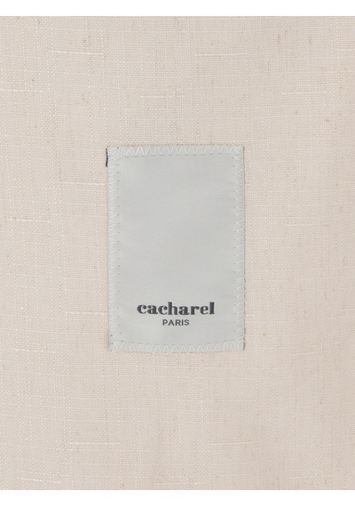 Cacharel Ekru Slim Fit Keten Karışımlı Takım Elbise Bej