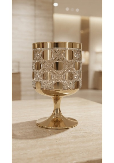 Eclat Halo Gold Kristal Kadeh 270 Cc Çok Renkli