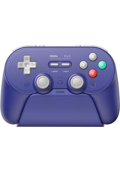 8bitdo Pro 3 Tmr Joystick Hall Effect Triggers Kablosuz Oyun Kolu Switch 2, Pc,macos, Android Purple