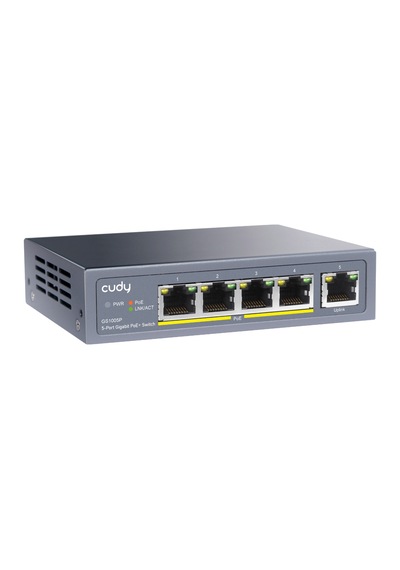 Cudy Gs1005p - 5-port Gigabit Poe+ Switch 60w