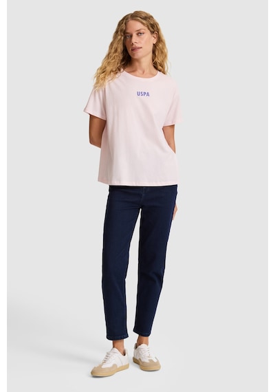 U.S. Polo Assn. U.s. Polo Assn. Kadın Açık Pembe Tişört 50323530-vr078 Acık Pembe