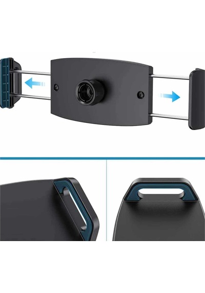 Plentiful Flexible Esnek Masa Telefon Tutucu L365 Gri - Siyah