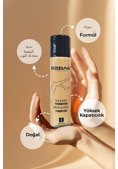 Bacak Fondöteni No:1 Light Açık Ton 75 Ml- Light 01