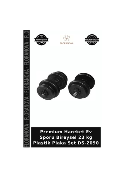 Premium Hareket Ev Sporu Bireysel 23 Kg Plastik Plaka Set Ds-2090