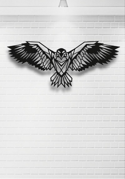 Metal Duvar Tablosu Kartal