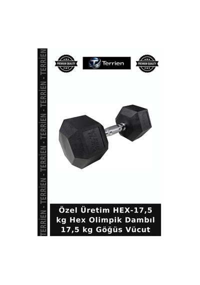 Özel Üretim Hex-17,5 Kg Hex Olimpik Dambıl 17,5 Kg Göğüs Vücut Diğer