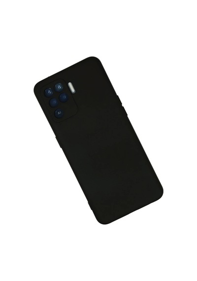 Oppo Reno 5 Lite Kılıf Nano İçi Kadife Silikon - Siyah Çok Renkli