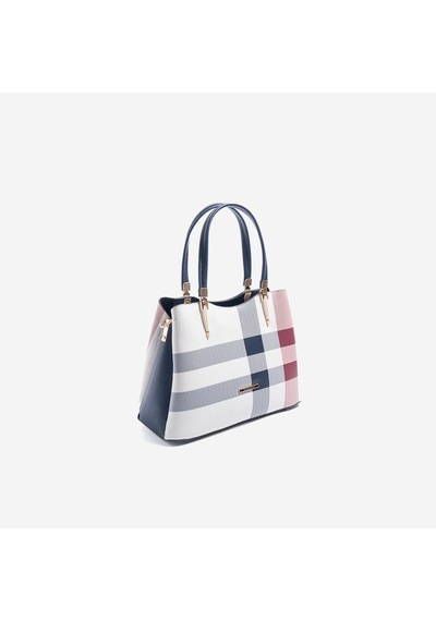 Kadın Silver & Polo Sp1205-m3 Sılver Polo El Çantası Beyaz-lacivert Beyaz - Lacivert