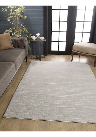 Mariesse Home Versay Koleksiyonu Modern Dokuma Koridor Kesme Yolluk Dokuma Makine Halısı Gri