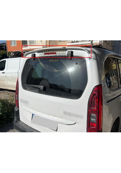 Berlingo Combo Doblo 5 Rifter İnce Spoiler Beyaz Renk - Plastik