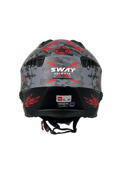 Sway X2 Tokyo Trooper Modüler Full Face Çene Açılır Motosiklet Kaskı L Beden Siyah Kırmızı Siyah - Kırmızı Sway X2 Tokyo Trooper Modüler Full Face Çene Açılır Motosiklet Kaskı L Beden Siyah Kırmızı Siyah - Kırmızı