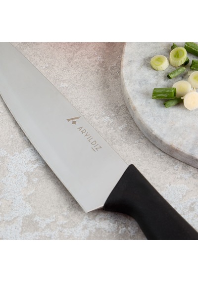 Aryıldız Primo Şef Bıçağı Siyah 19 Cm Renkli