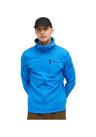 Peak Performance M Traıl Polartec Zıp Hood Erkek Günlük Sweatshirt G80169050t Mavi
