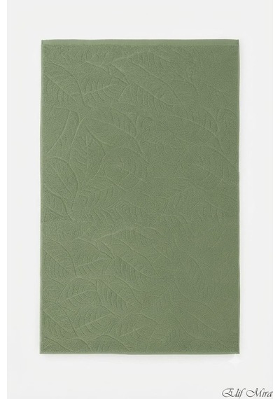 El Yüz Havlusu 50x90 Cm Yaprak Desenli Botanica Yeşil