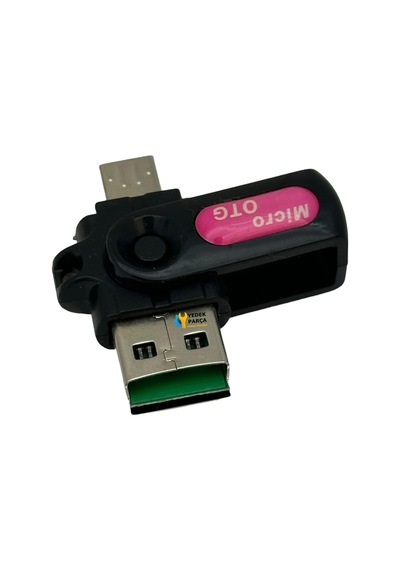 Otg Kart Okuyucu Sd/tf - 2'si 1 Arada - Micro/usb Kart Okuyucu