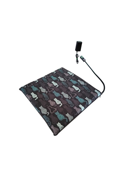 Isıtmalı Kedi Minderi Kedi Köpek Minderi Isıtıcılı Kedi Minderi Isıtıcı Pad 12volt 45x45cmx5cm