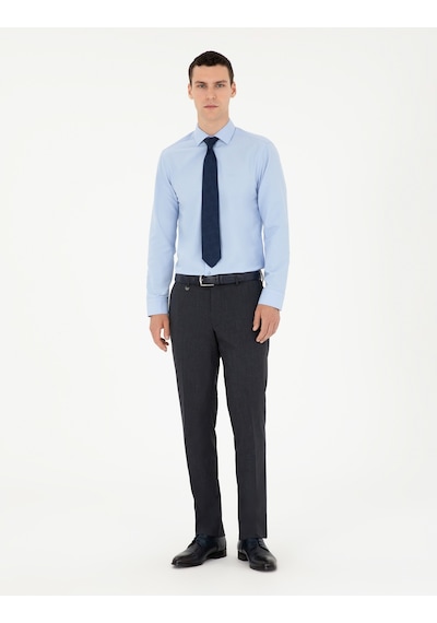 Pierre Cardin Erkek Mavi Gömlek Basic 50285562-vr036 Mavi