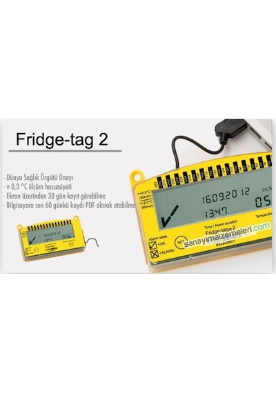 Fridge-Tag 2 Hafızalı Buzdolabı Termometresi