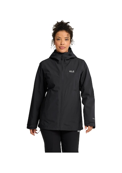 Jack Wolfskin Moonrise 2 3in1 Kadın Mont C-jaca66361b30v37 Siyah