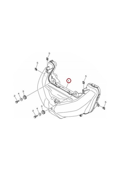 Yamaha Xmax 400 2018-20 Komple Led Far B74-h4300-00
