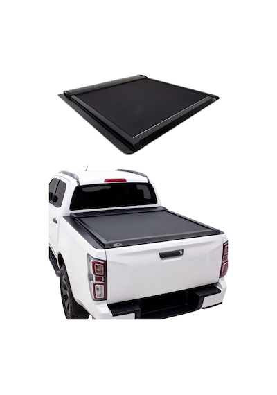 Isuzu D-max 2021-2026 Uyumlu Araca Özel Omback Sürgülü Bagaj Kapama Siyah