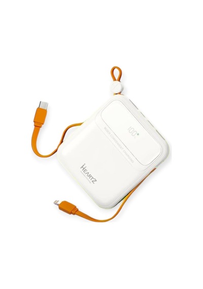 H26 10000 Mah Power Bank Pd 20w Ve Usb 22.5w Fast Hızlı Şarj Dahili Type C Ve Lightning Kablolu Dünya Standartları