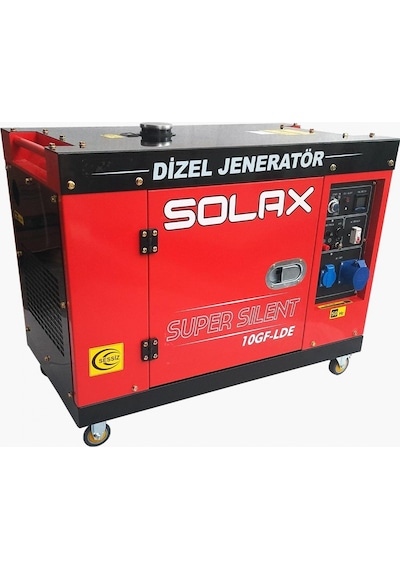 Solax 10Gf-Lde Marşlı Kabinli Monofaze Dizel Jenerator