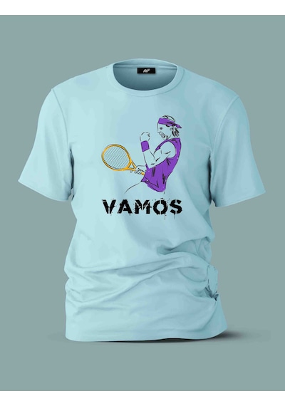 Fnbx Rafael Nadal Vamos Tennis T-shirt Turkuaz