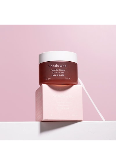 Sandawha Camellia Flower Antioxidant Cream Mask 65 Ml Antioksidan Yüz Kremi Maskesi