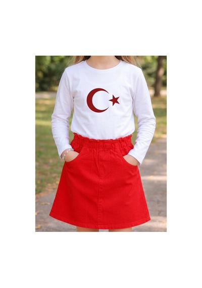 Çlm Store Uzun Kollu Ayyıldızlı Tişört Ve Kırmızı Etek Kırmızı2 Kırmızı2 Çlm Store Uzun Kollu Ayyıldızlı Tişört Ve Kırmızı Etek Kırmızı2 Kırmızı2