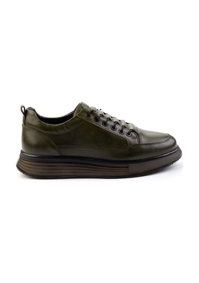 Bambi Haki Leather Erkek Sneaker E01398085503 Haki