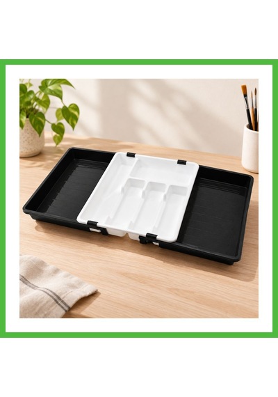 Vaveni Ayarlanabilir Kayar Kaşıklık Çekmece İçi 36x69cm Arz Çok Renkli