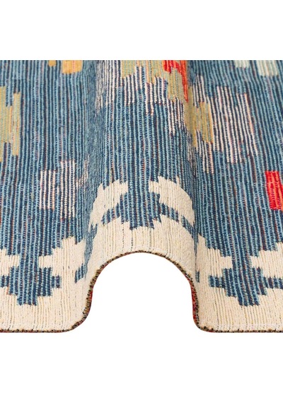 Hoom Rugs Vgt 04 Navy Yıkanabilir Çift Taraflı Otantik Halı