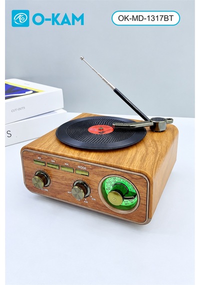 O-kam Ok-1317bt Pikap Tasarımlı Retro Radyo