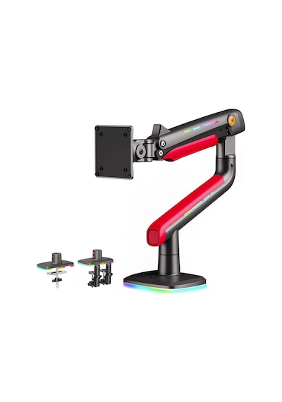 North Bayou Nb F5-gr Gaming 32-60 İnç Monitör Kolu 2-20 Kg Rgb Işıklı Yüksek Taşıma Kapasiteli Profe