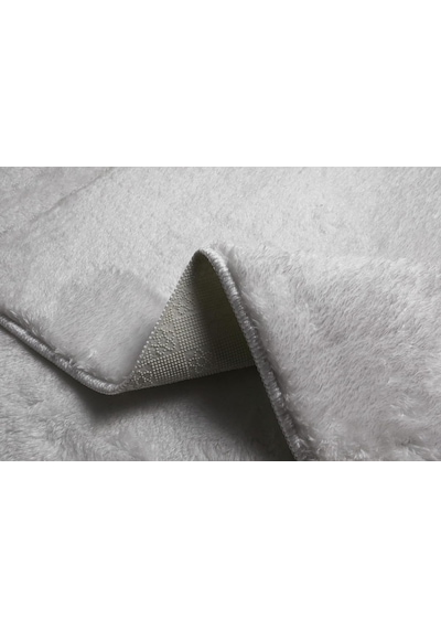 My Evilla Modern Dekoratif Kaymaz Taban Rabbit Oval Halı Yolluk Krem 80 X 150 Çok Renkli