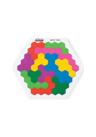 02 016 Ahşap Petek Tangram