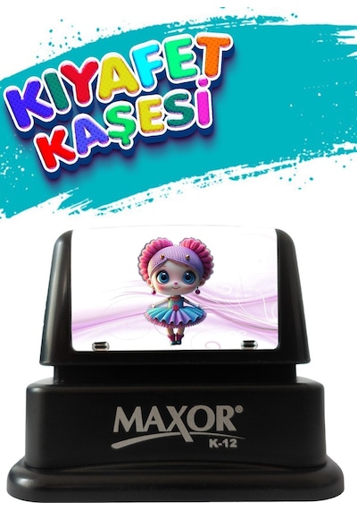 Maxor Kaşe Kıyafet Kaşesi Balerin Temalı Öğrenci Kaşesi / Kıyafet Etiketi / Kumaş Kıyafet Kaşesi