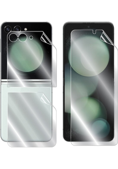 Samsung Galaxy Uyumlu Z Flip 5 Görünmez Hydrogel Ekran Koruyucu Ön İç Ekran Ve Arka Kapak