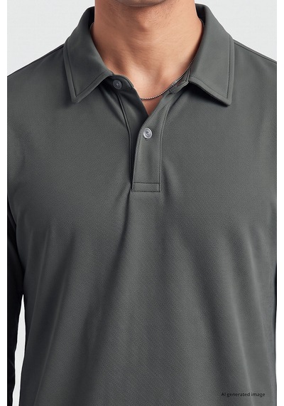 Tommy Life Haki Rahat Form Basic Erkek Polo Yaka T-shirt - 88512