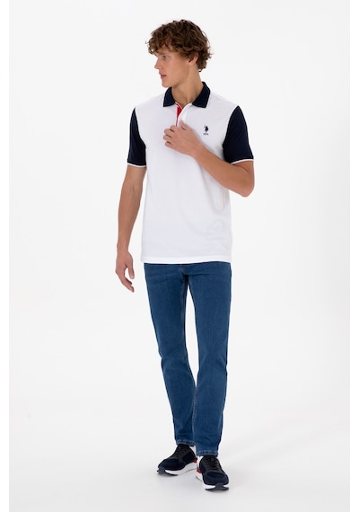 U.s. Polo Assn. Erkek Beyaz Tişört 50306871-vr013 Beyaz