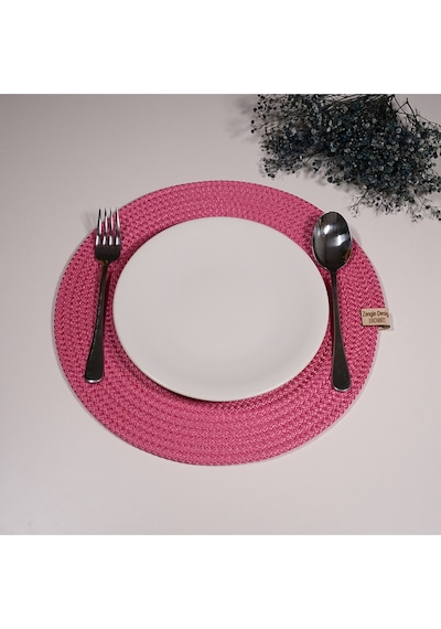 Zengin Design Home 10 Yuvarlak Runner & Amerikan Servisi Pembe