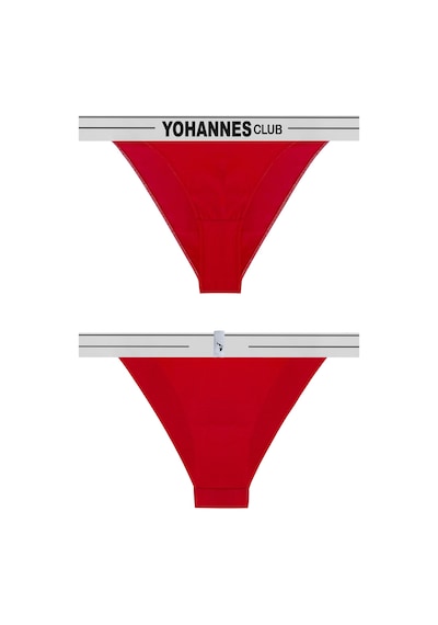 Yohannes Club, Kadın Lastik Bantlı Brazilian Külot, Çok Renkli, Çoklu Paket, 4'lü Paket, Çok Renkli