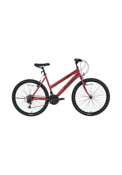Bisan Sentıero Kadın Dağ Bisikleti 42cm V 24 Jant 21 Vites Metalik Kırmızı Siyah Kırmızı