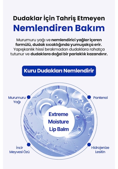 Hassas Cilt Bariyerine Bakım Yapan Nemlendirici Dudak Balmı Realbarrıer Extreme Moisture Lip Balm