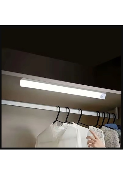 50 Cm Beyaz Işık Hareket Sensörlü Dolap İçi Çalışma Masası Mutfak Tezgah Altı Usb Led Işık Çok Renkli
